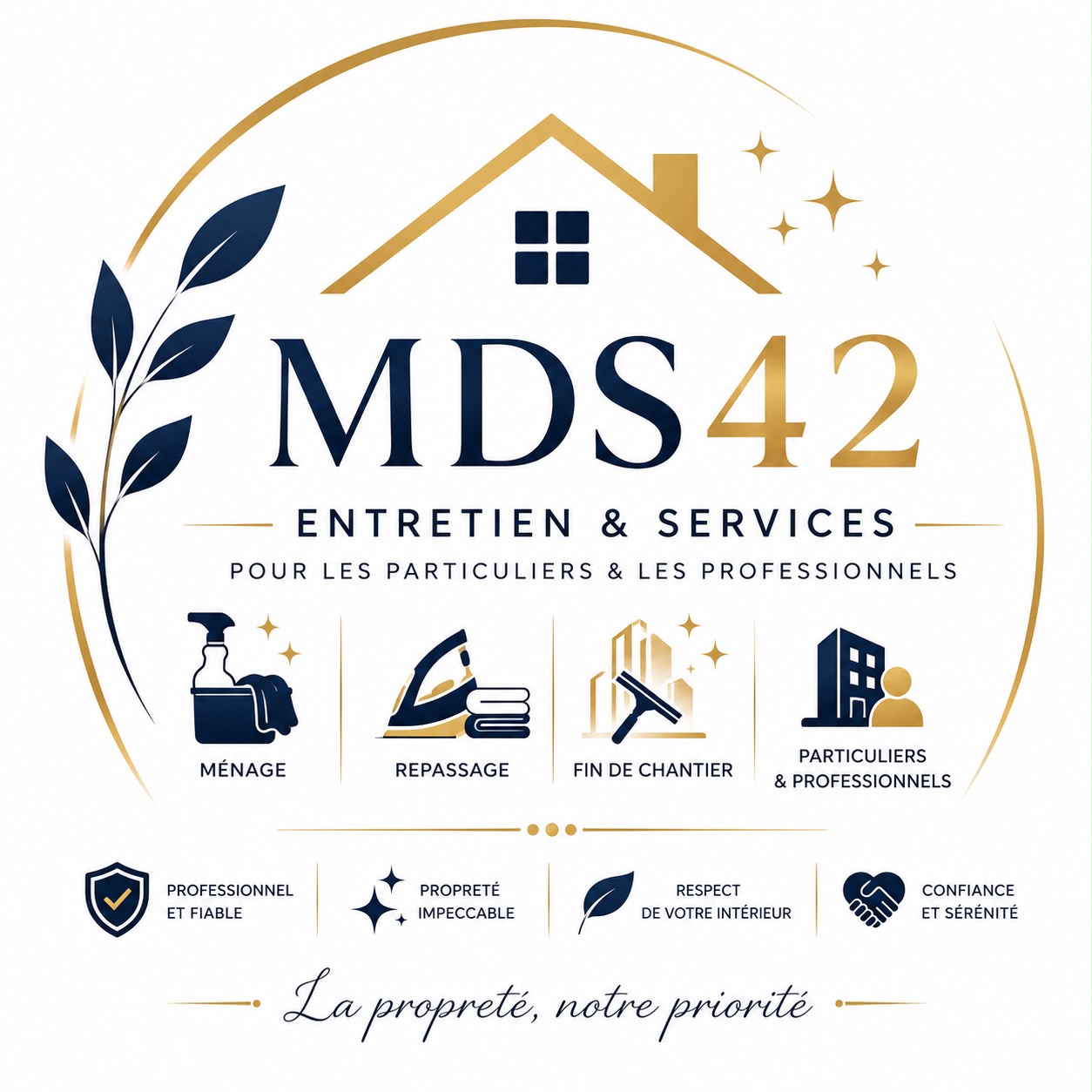 Logo MDS42 Entretien & Services